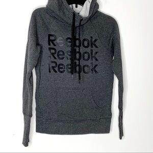Reebok dark grey hooded sweatshirt. Size XS BR3